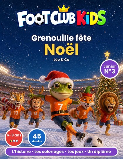 Couverture Junior du N°3, Grenouille fête Noël