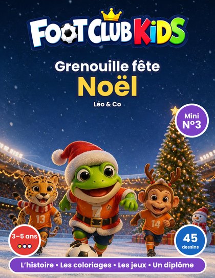 Couverture Mini du N°3, Grenouille fête Noël